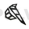 FUP-191 - Fusuno Black G10 Fiberglass Horiz/Vert Fins T-REX 600 XL